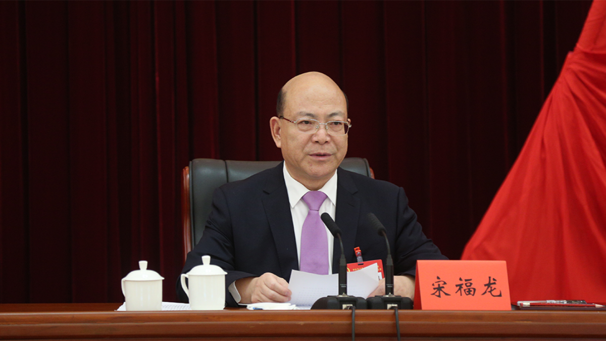 宋福龙在十三届省纪委三次全会上作工作报告