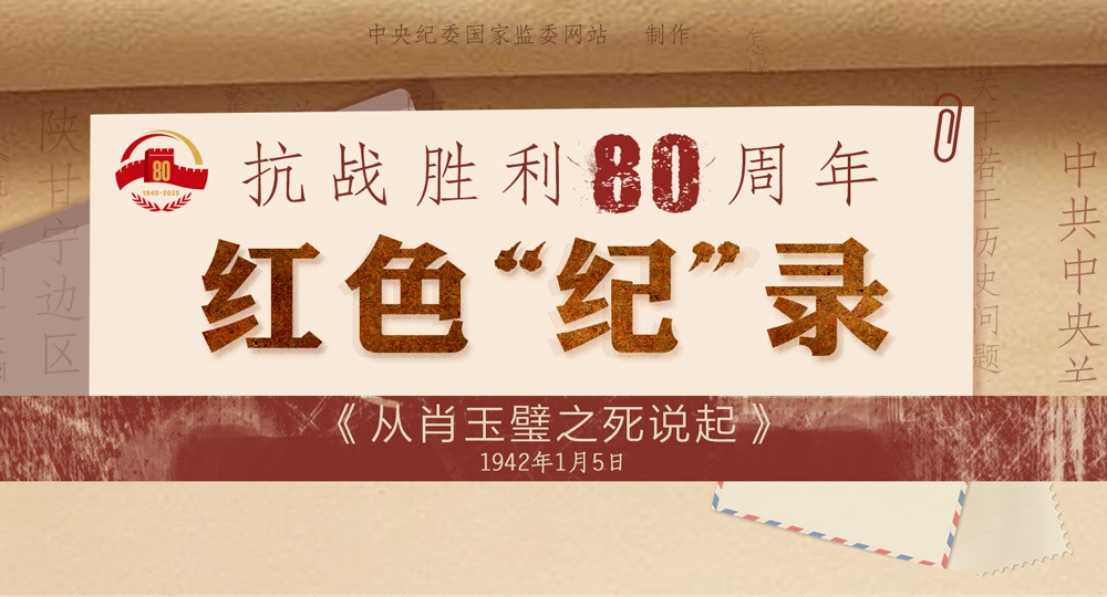 抗战胜利80周年·红色“纪”录丨《从肖玉璧之死说起》