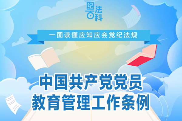 纪法百科·一图读懂应知应会党纪法规丨《中国共产党党员教育管理工作条例》