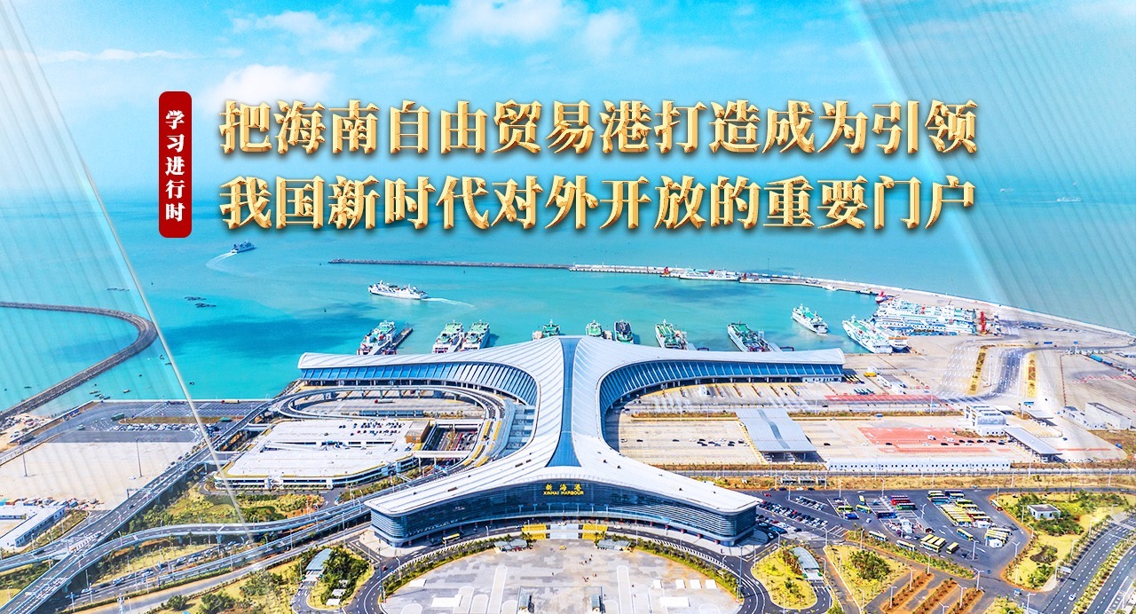 学习进行时丨把海南自由贸易港打造成为引领我国新时代对外开放的重要门户