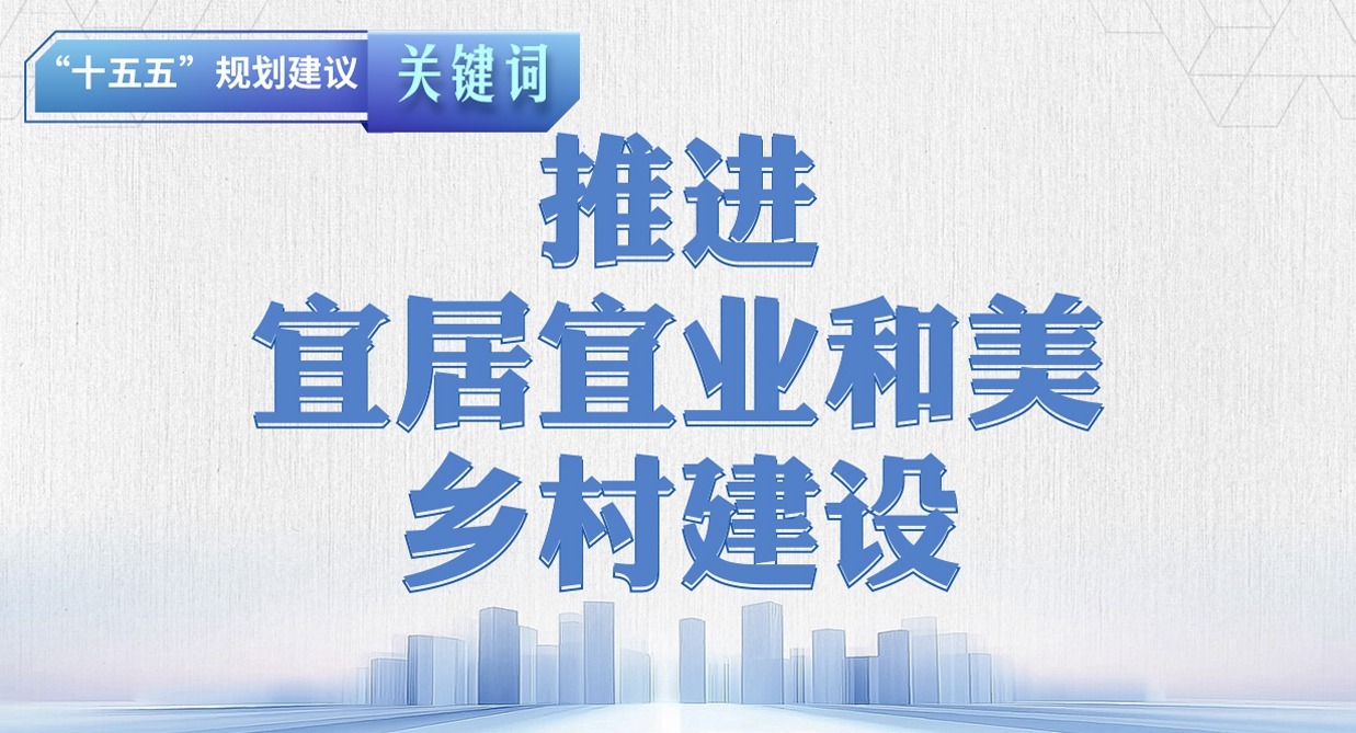 “十五五”规划建议关键词丨推进宜居宜业和美乡村建设