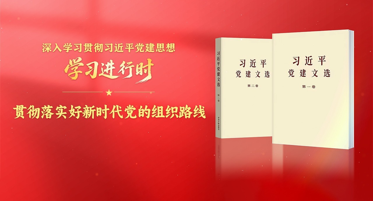学习进行时·深入学习贯彻习近平党建思想丨贯彻落实好新时代党的组织路线